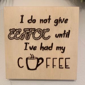 Coffee Bar sign